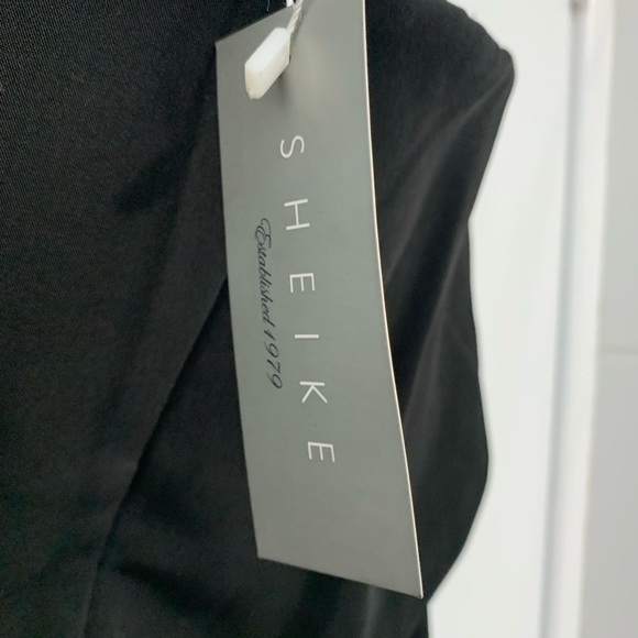 SHEIKE love struck Black strapless dress with cutout Sz 8 - Picture 10 of 10